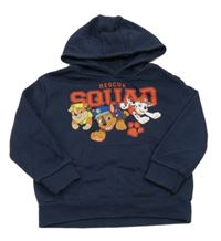 Tmavomodrá mikina s PAW PATROL a kapucí PRIMARK