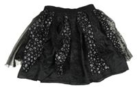 Kostým - Černá sukně s třpytkami George