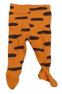 Oranžové vzorované polodupky Mothercare