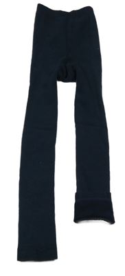 Tmavomodré thermo punčochové legíny TCM