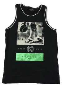 Černé tílko s basketbalistou Mayoral