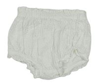 Bílé madeirové kalhotky pod šaty F&F