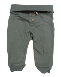 Tmavošedé tepláky s knoflíky C&A