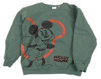 Khaki mikina s Mickeym Disney