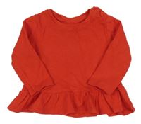 Červená žebrovaná tunika Matalan