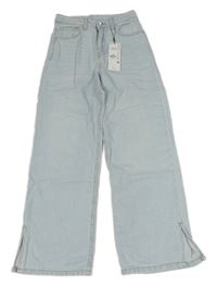 Nové - Světlemodré wide leg rifle Primark