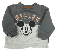 Šedá mikina s Mickeym C&A