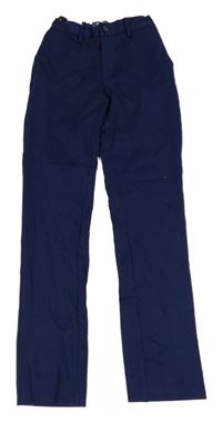 Tmavomodré kalhoty Jack & Jones
