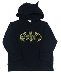 Černá mikina s kapucí s ostny - Batman Next