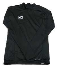 Černé funkční triko s logem Sondico