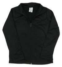 Černá propínací thermo mikina Nike