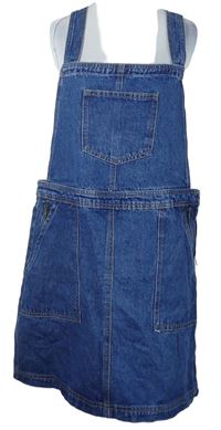 Dámské modré riflové laclové šaty Denim 