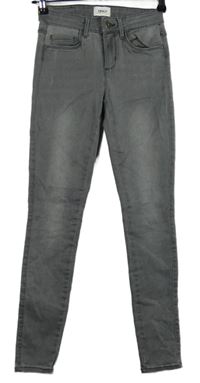 Dámské šedé skinny rifle Only 