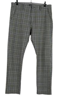 Dámské šedé kostkované kalhoty SMPG 