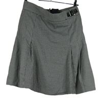 Dámská černo-bílá vzorovaná sukně M&S