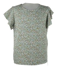 Dámská světlemodrá kytičkovaná halenka Emery Rose 