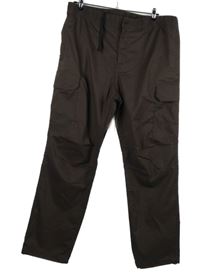 Pánské hnědé kalhoty s kapsami H&M