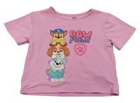 Růžové tričko s Paw Patrol Nickelodeon