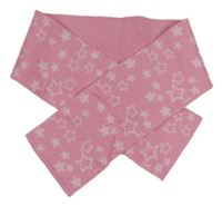 Růžová šála s hvězdičkami George vel.104-128