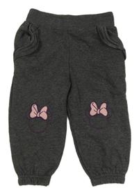 Tmavošedé tepláky s Minnie Disney