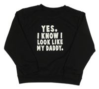 Černá lehká mikina s nápisem