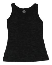 Černý melírovaný top H&M