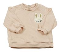 Růžová mikina se zajíčkem H&M