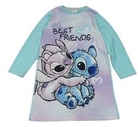 Lila-světlemodrá noční košile se Stitchem zn. Disney