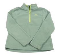 Světlezelená fleecová funkční mikina Quechua