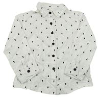 Bílá košile se stromky Zeeman