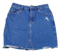 Modrá riflová sukně Denim Co.