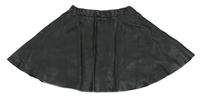 Černá koženková sukně H&M
