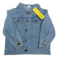 Nové - Modrá riflová bunda Shein