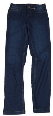 Tmavomodré skinny rifle X-mail