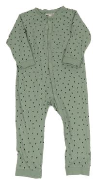 Khaki vzorovaný overal H&M