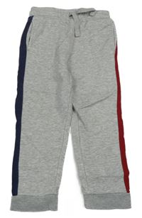 Šedé tepláky s pruhy George