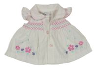 Bílá halenka s výšivkami 