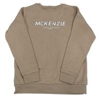 Hnědá mikina s logem McKenzie