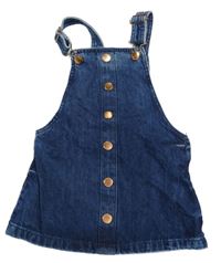 Tmavomodrá laclová riflová sukně F&F