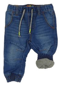 Tmavomodré podšité cuff rifle Next