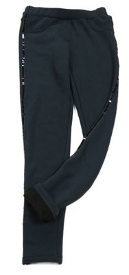 Tmavomodré zateplené legíny s flitry Yigga