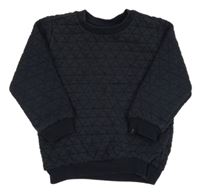 Tmavošedá prošívaná zateplená mikina Matalan