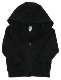 Černá propínací mikina s kapucí F&F