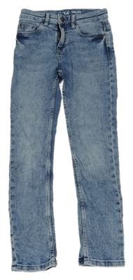 Modré plísňové teplákové slim rifle C&A