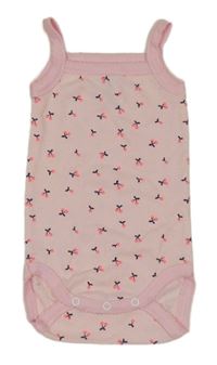 Světlerůžové body s třešničkami 