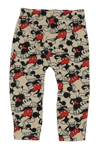 Světlebéžové turecké legíny s Mickey George