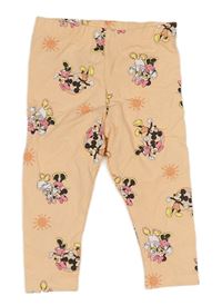 Meruňkové legíny s Minnie a Daisy zn. PRIMARK