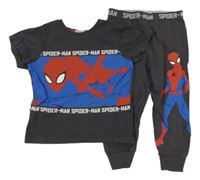 Tmavošedo-modré pyžamo se Spider-manem MARVEL
