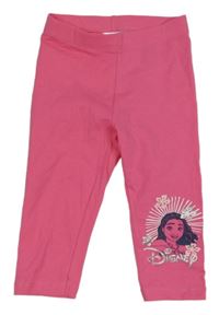 Růžové capri legíny s Vaianou Disney 