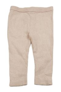 Světlerůžové melírované žebrované kamaše F&F